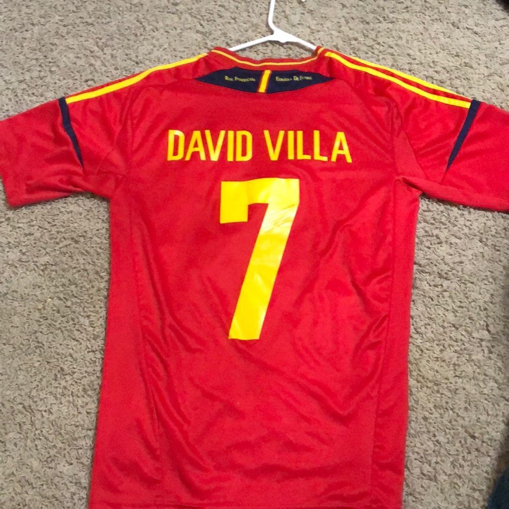 David Villa / EURO 2012 Spain Jersey / Adidas /